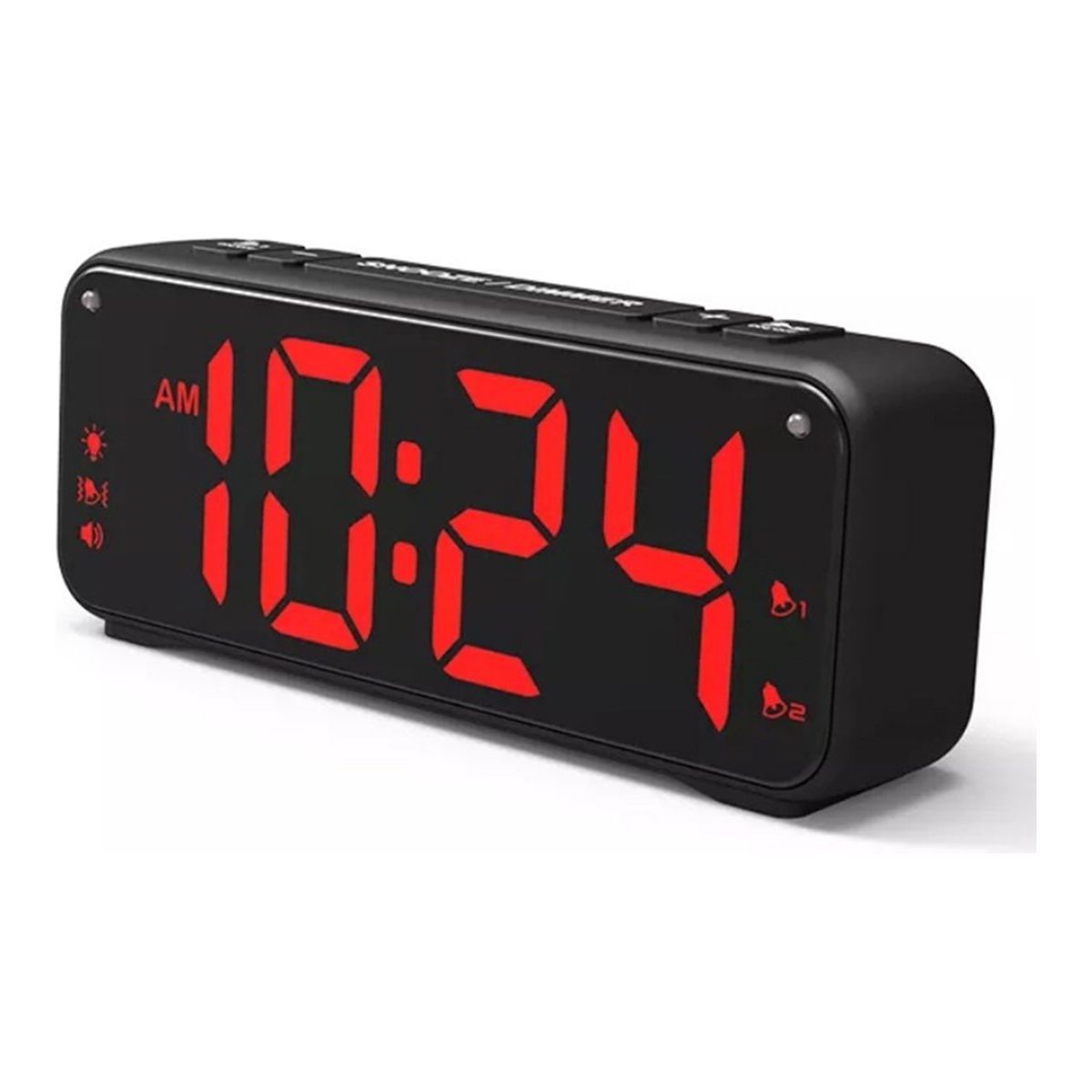 Vibrating 3 in 1 Alarm Clock with Mini Bedshaker