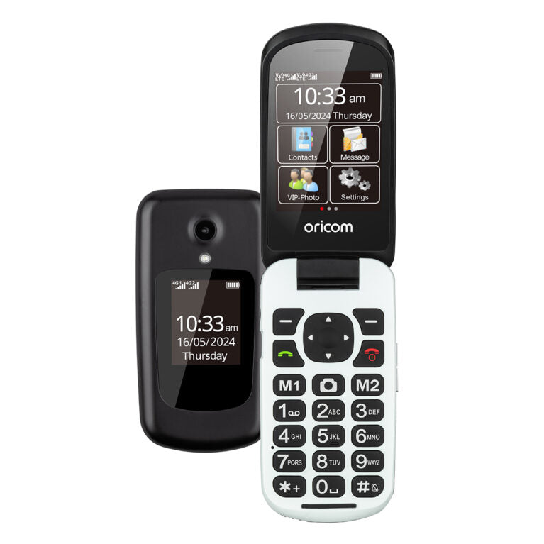 Oricom Flip Mobile Phone With SOS Emergency Button